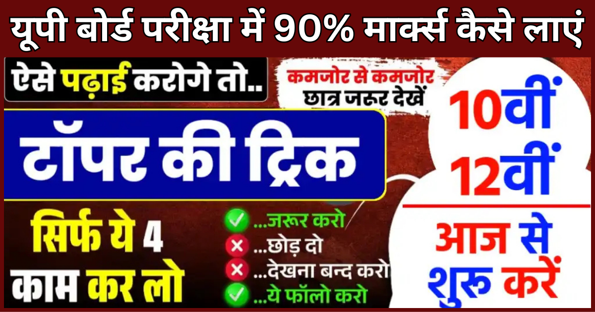 UP Board Exam Preparation Tips 2025