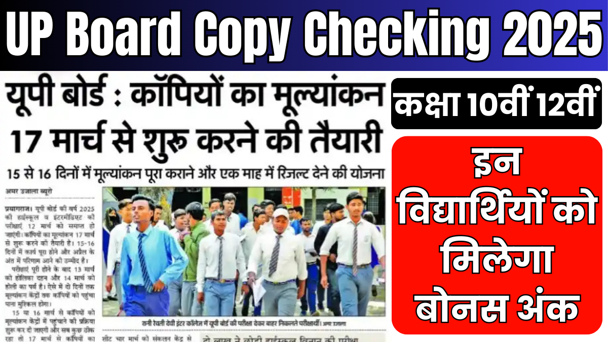 UP Board Copy Checking 2025